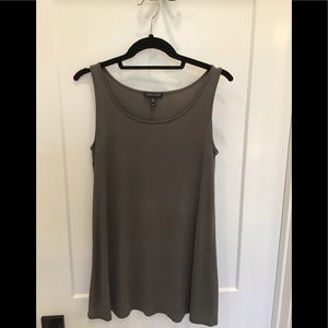 WOMEN’S EILEEN FISHER 100% SILK TUNIC TANK TOP SZ XS